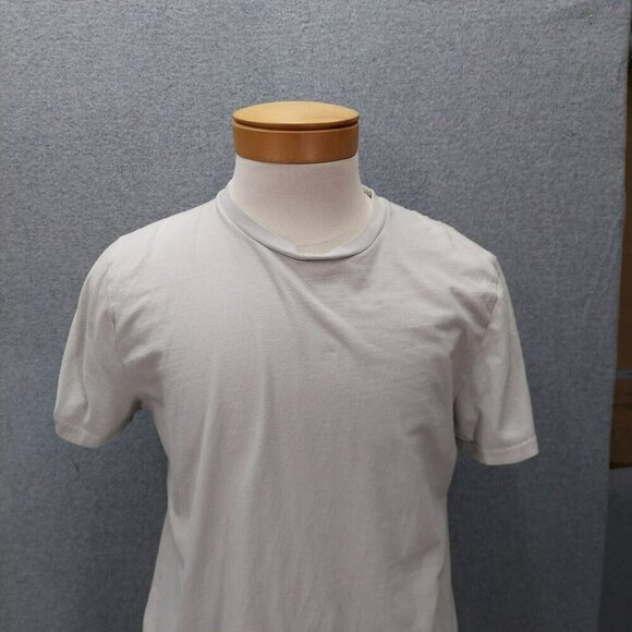 Hollister Mens Classic Fit White Cotton T-Shirt - Picture 1 of 7
